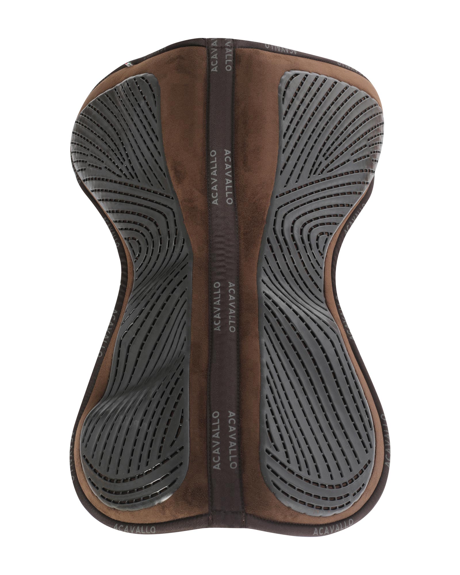 ACAVALLO Close Contact Gel & Memory Foam Halfad - BROWN