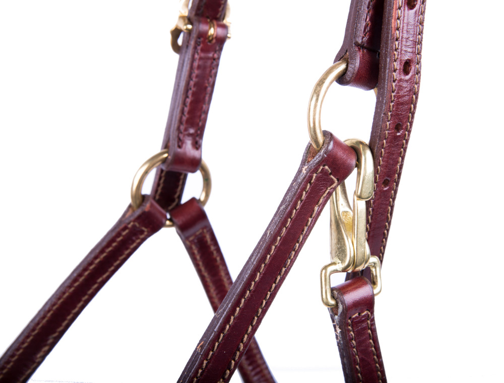 HERMANOS GOMEZ Lederhalfter - Dunkelbraun