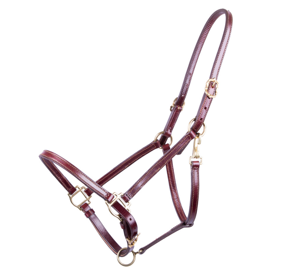 HERMANOS GOMEZ Lederhalfter - Dunkelbraun