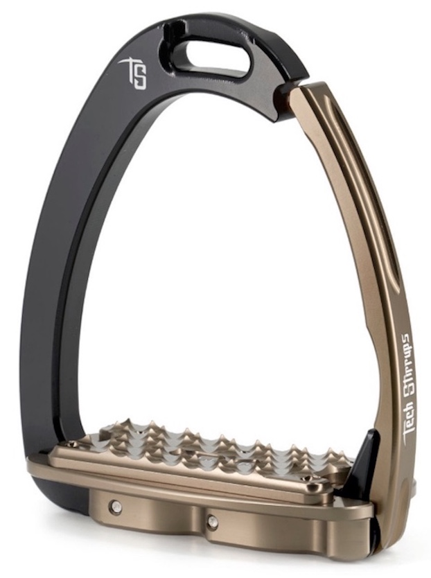 TechStirrups VENICE SLOPED EVO (Black/Brown)