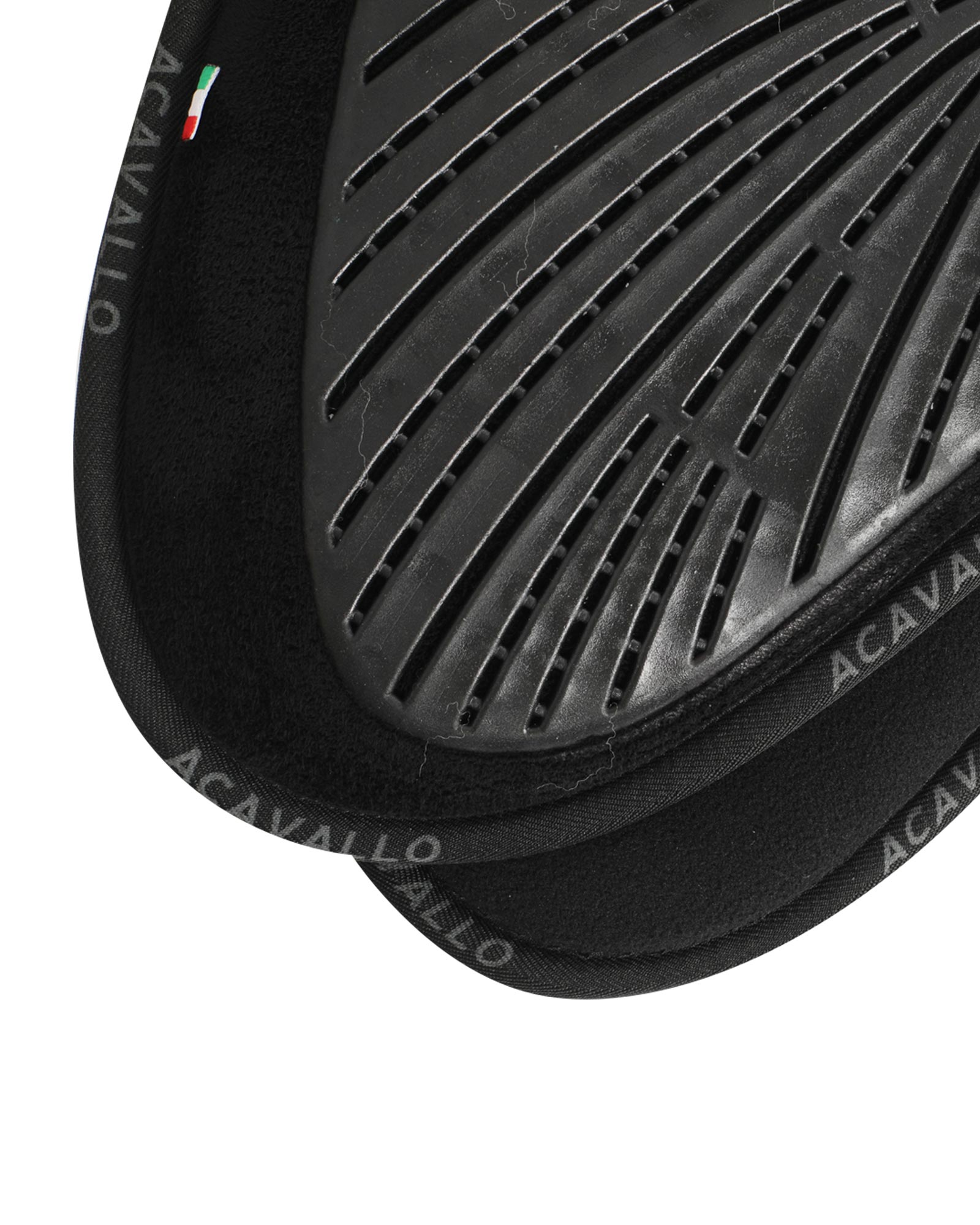 ACAVALLO Close Contact Gel & Memory Foam Halfad - BLACK