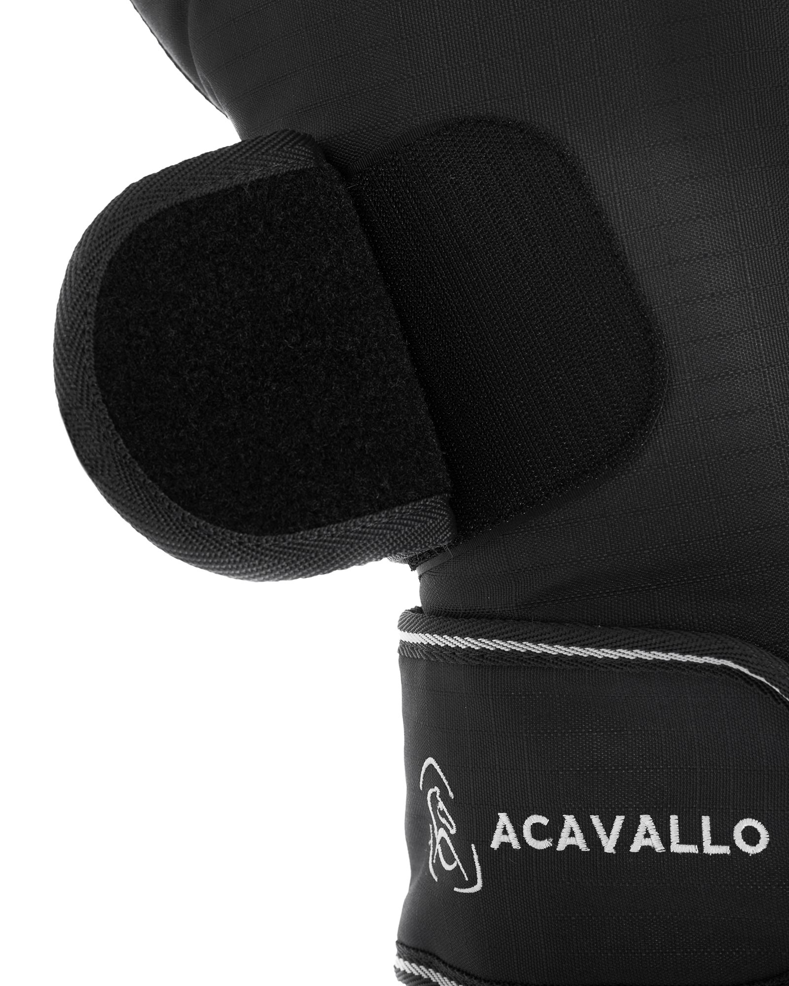ACAVALLO Transportgamaschen 900 D Rip Stop - BLACK