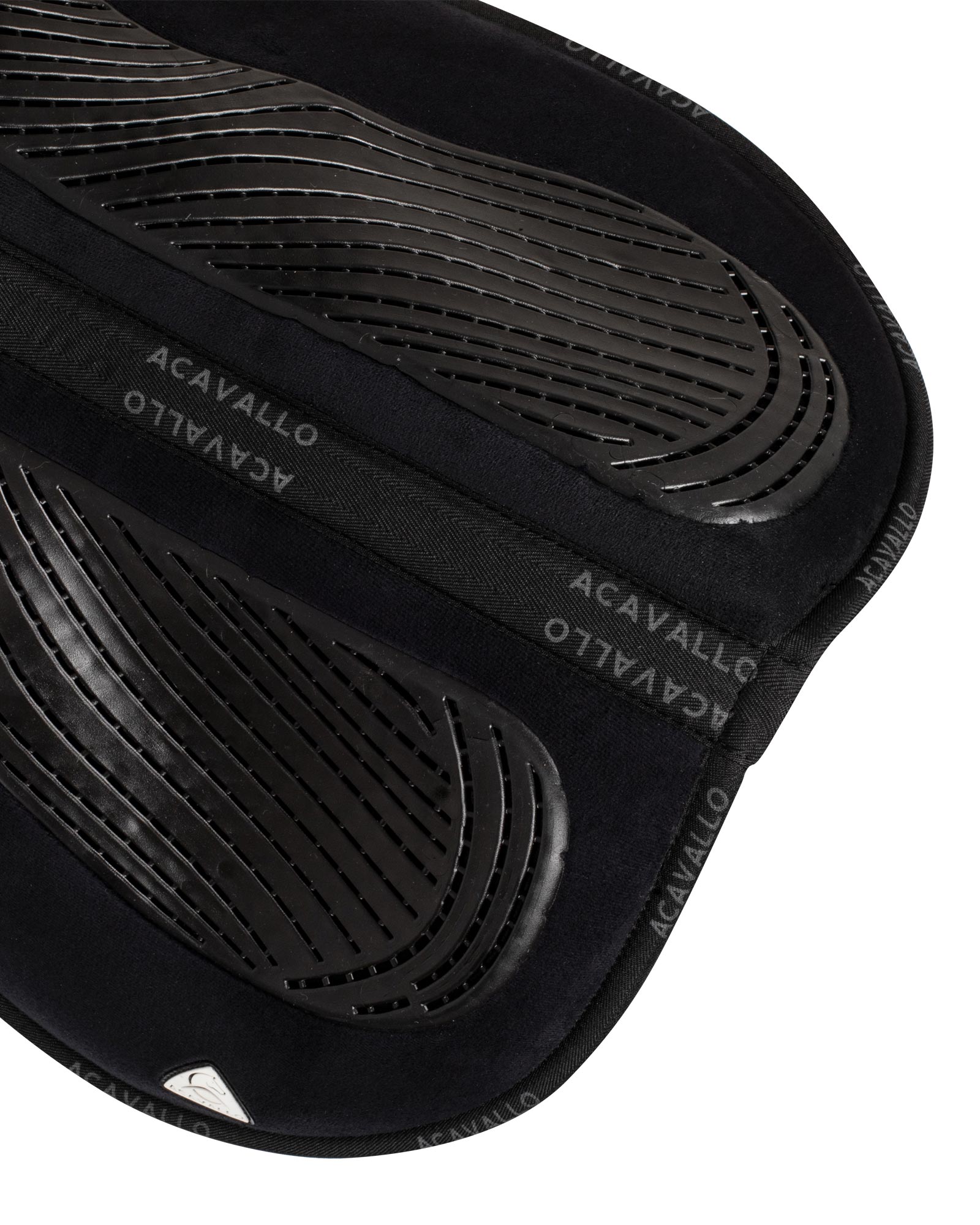 ACAVALLO Gel & Memory Foam Halfpad - BLACK