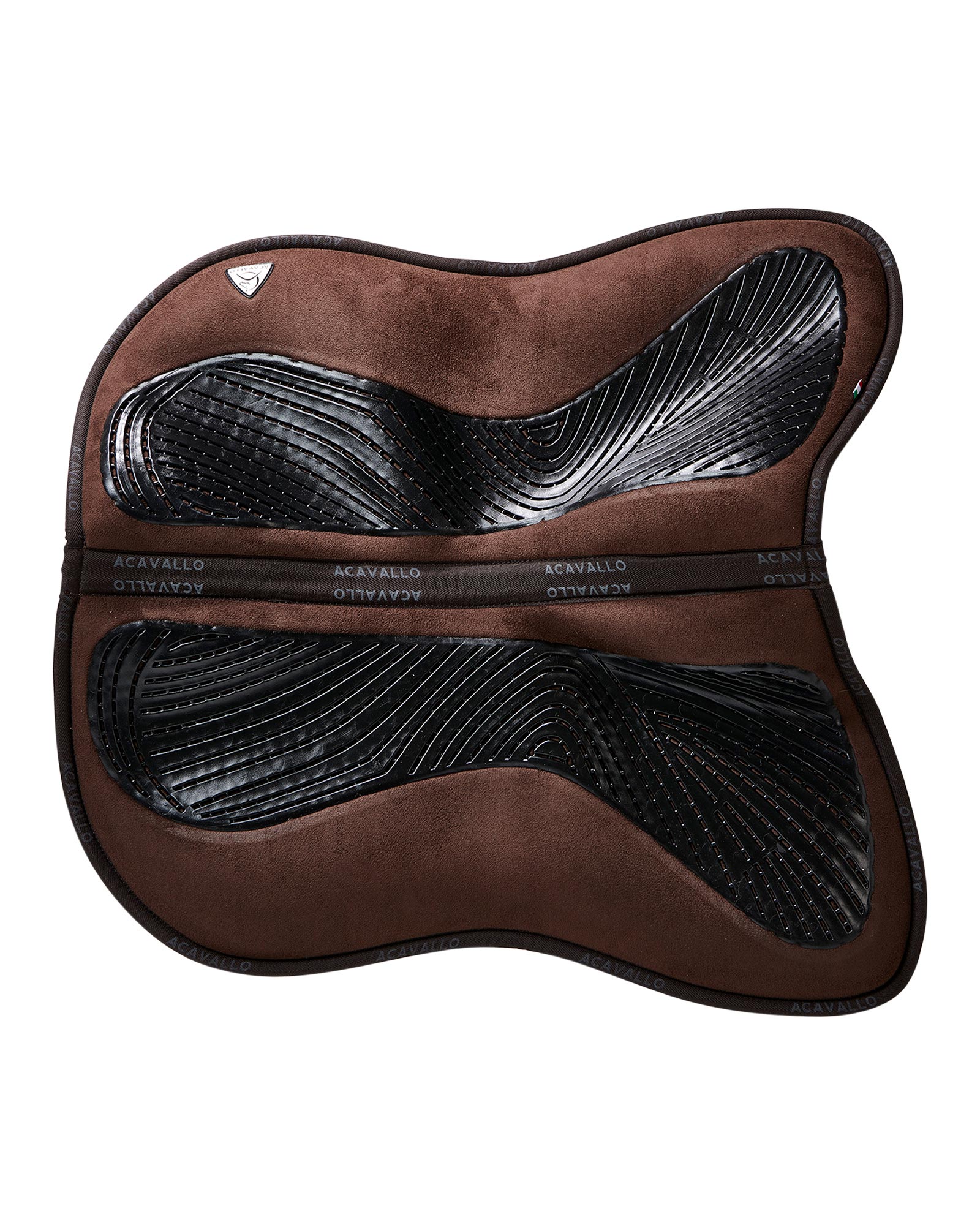 ACAVALLO Gel & Memory Foam Halfpad - BROWN