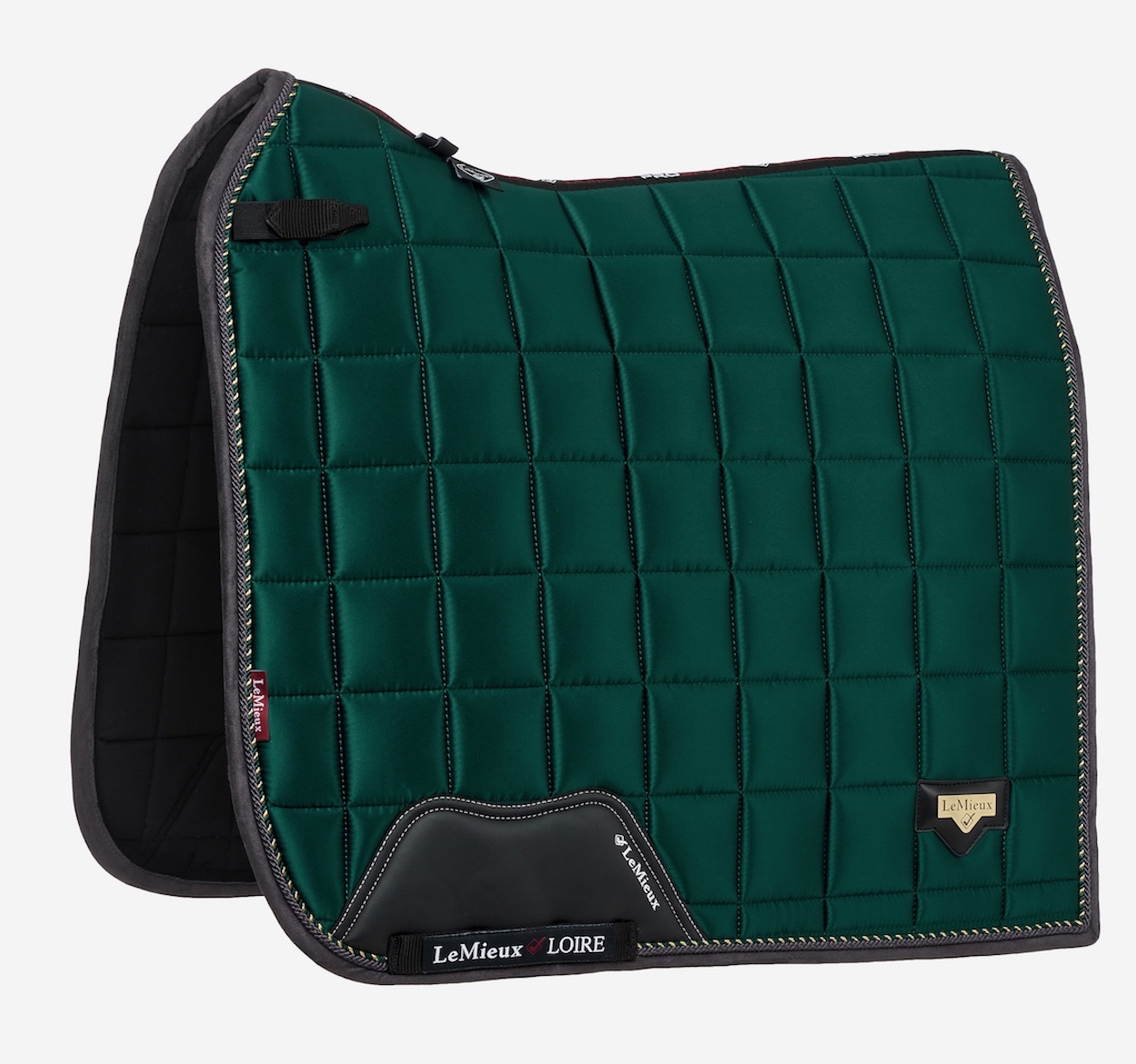 LMX Loire Satin Dressage Square SPRUCE
