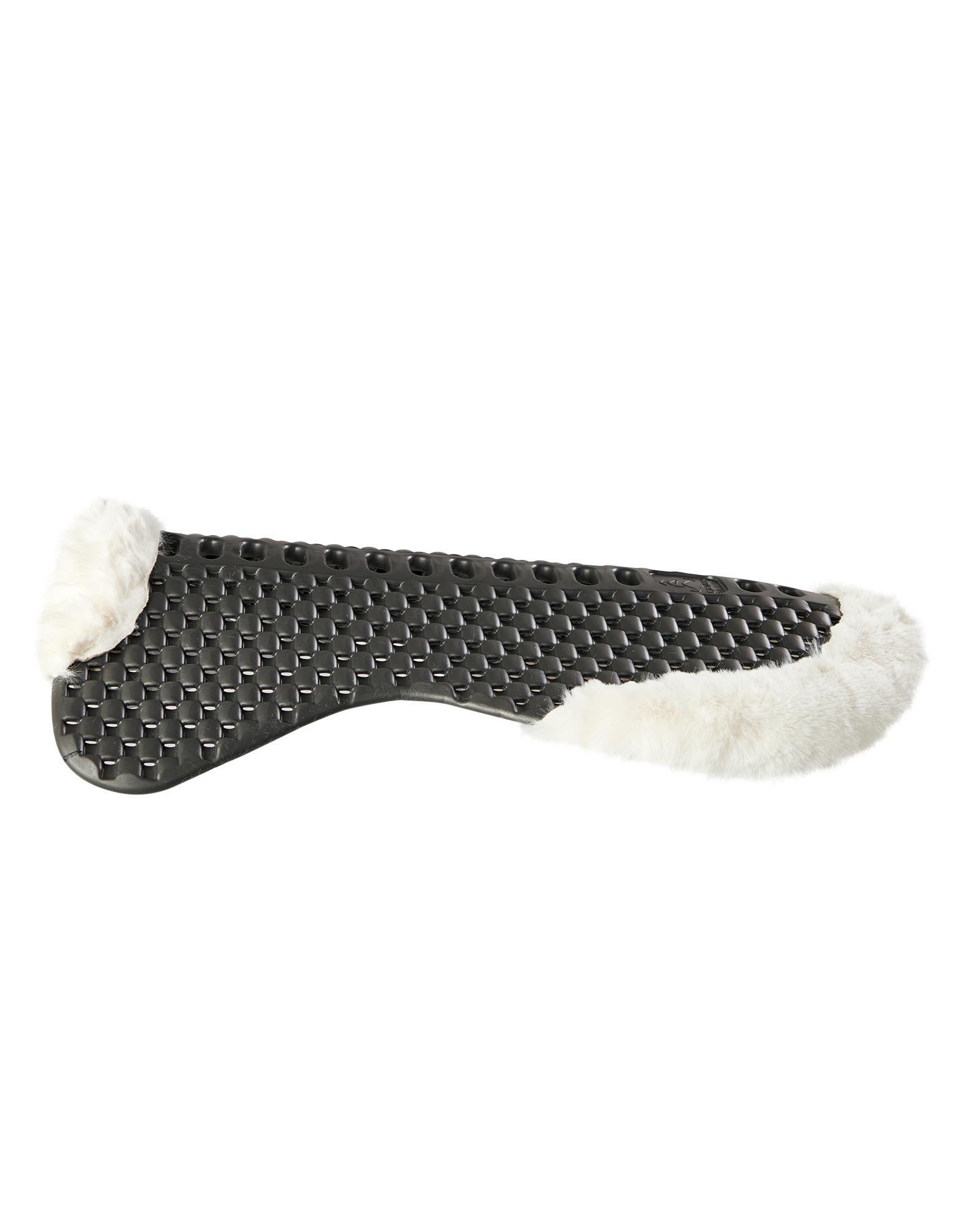 ACAVALLO Piuma Featherlight Pad, Cut Out, Eco-Wool, CHARCOAL / NATURAL