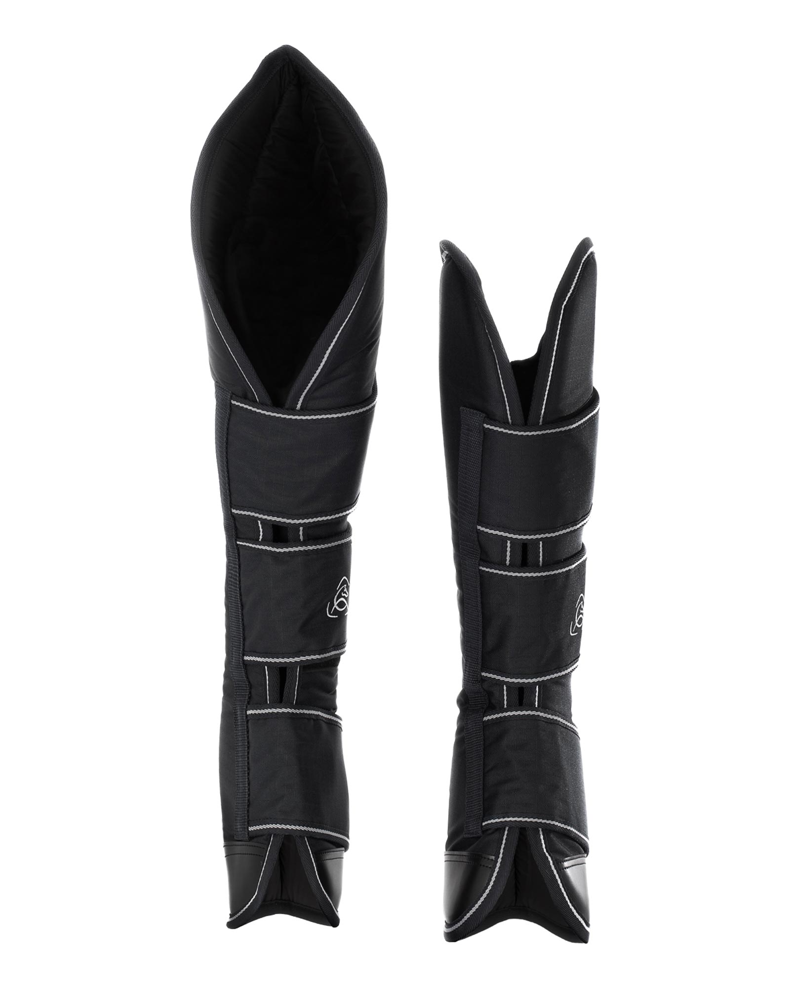ACAVALLO Transportgamaschen 900 D Rip Stop - BLACK