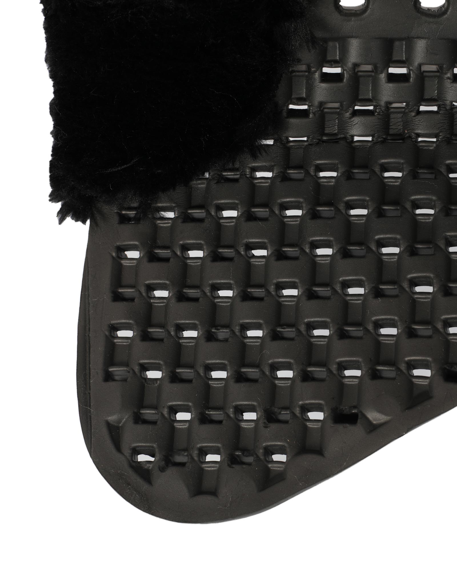 ACAVALLO Piuma Featherlight Pad, Cut Out, Eco-Wool, CHARCOAL / BLACK