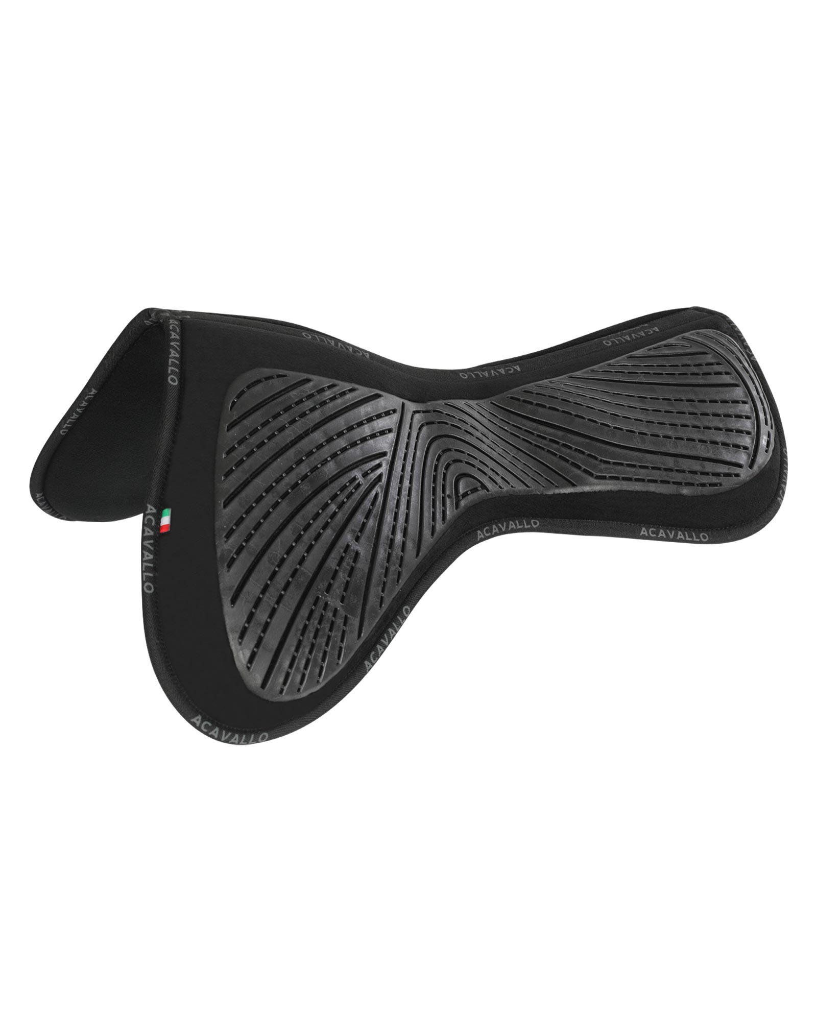 ACAVALLO Close Contact Gel & Memory Foam Halfad - BLACK