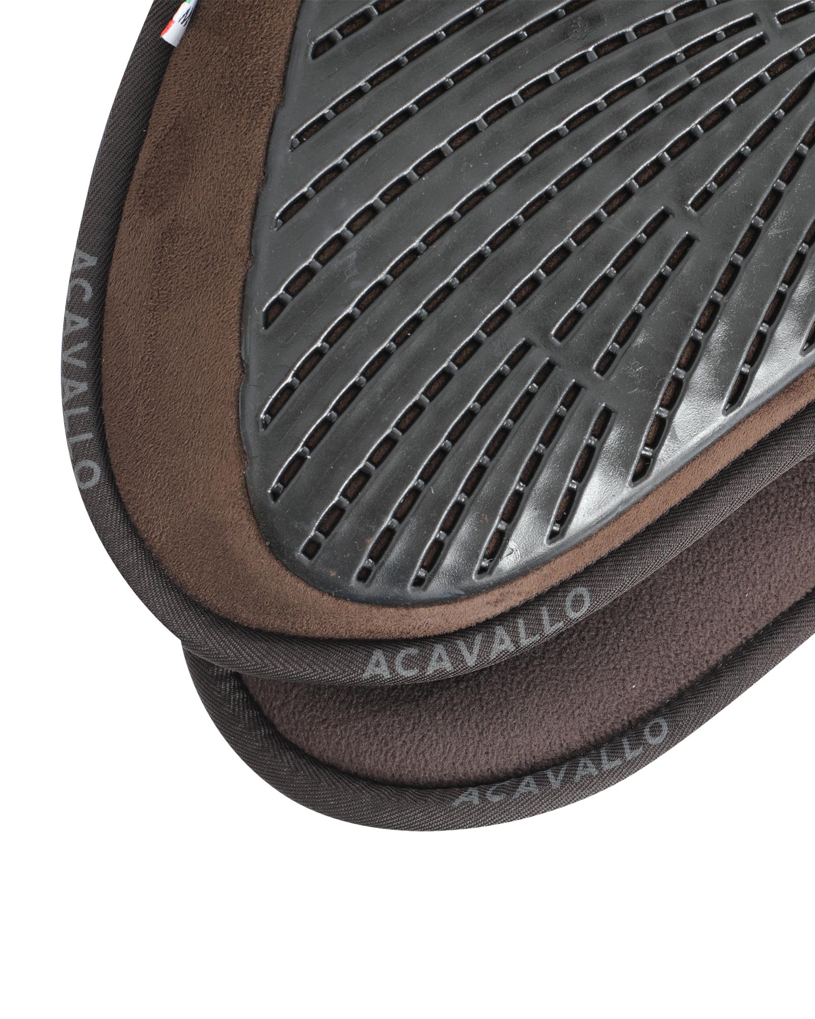 ACAVALLO Close Contact Gel & Memory Foam Halfad - BROWN