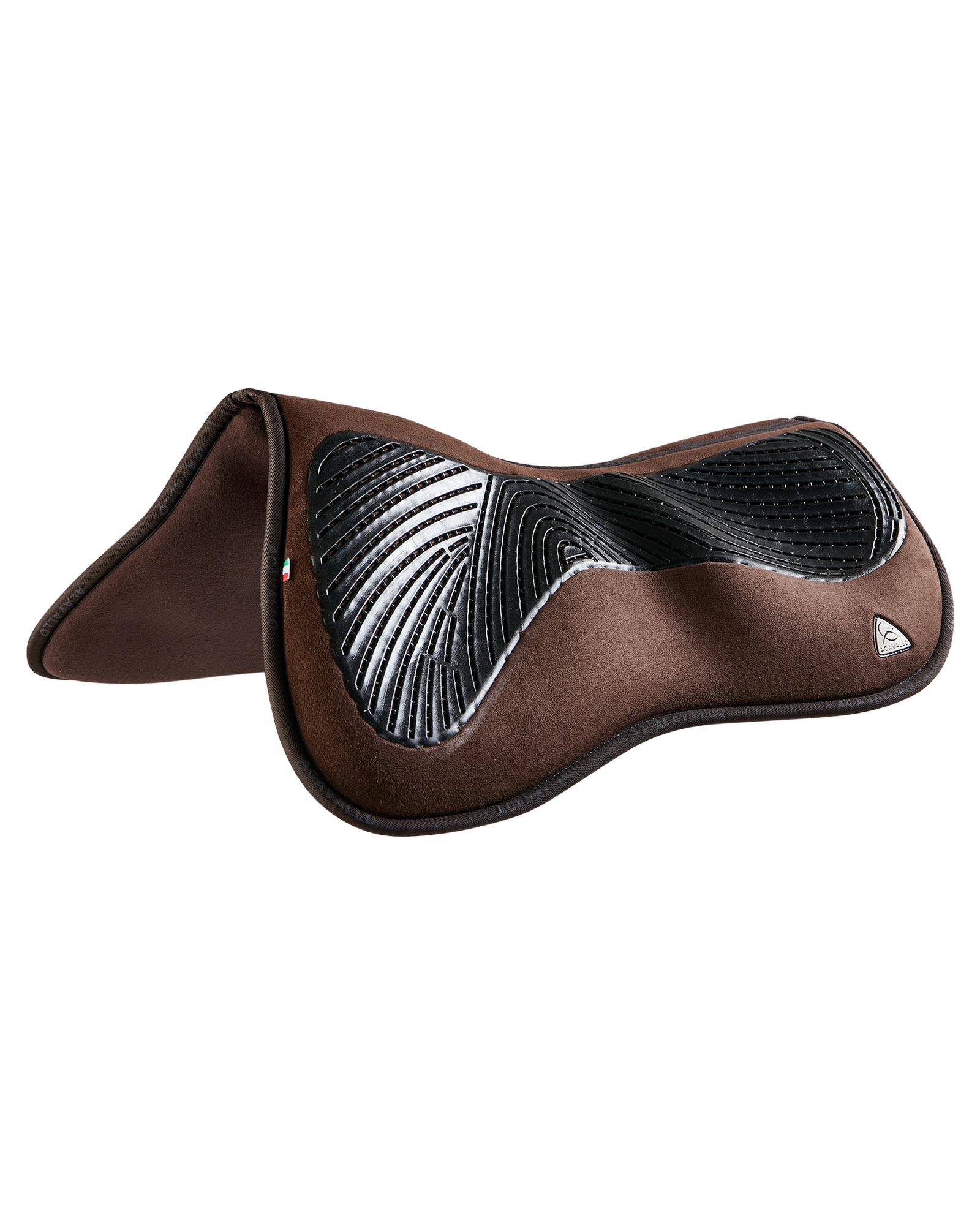 ACAVALLO Gel & Memory Foam Halfpad - BROWN