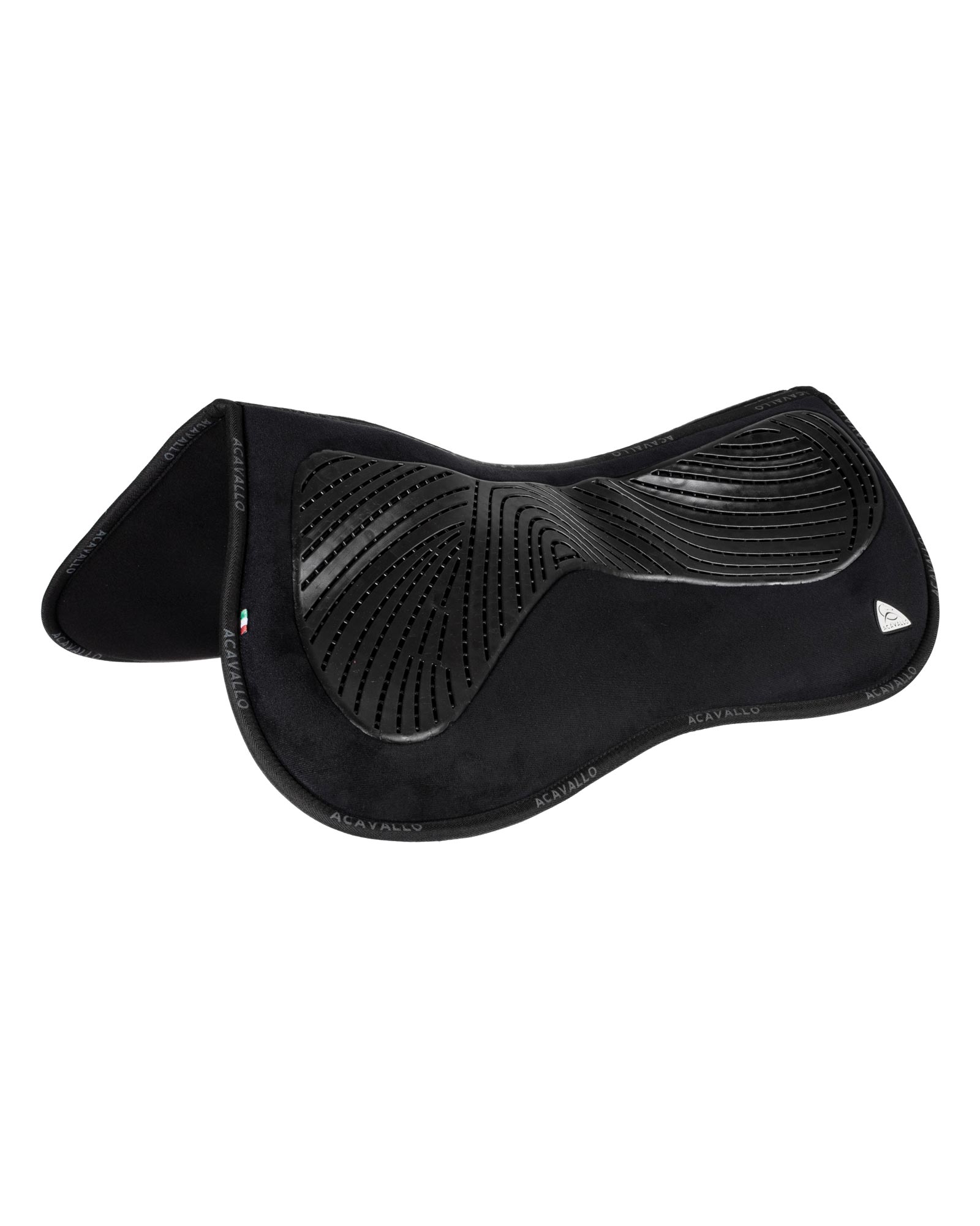 ACAVALLO Gel & Memory Foam Halfpad - BLACK