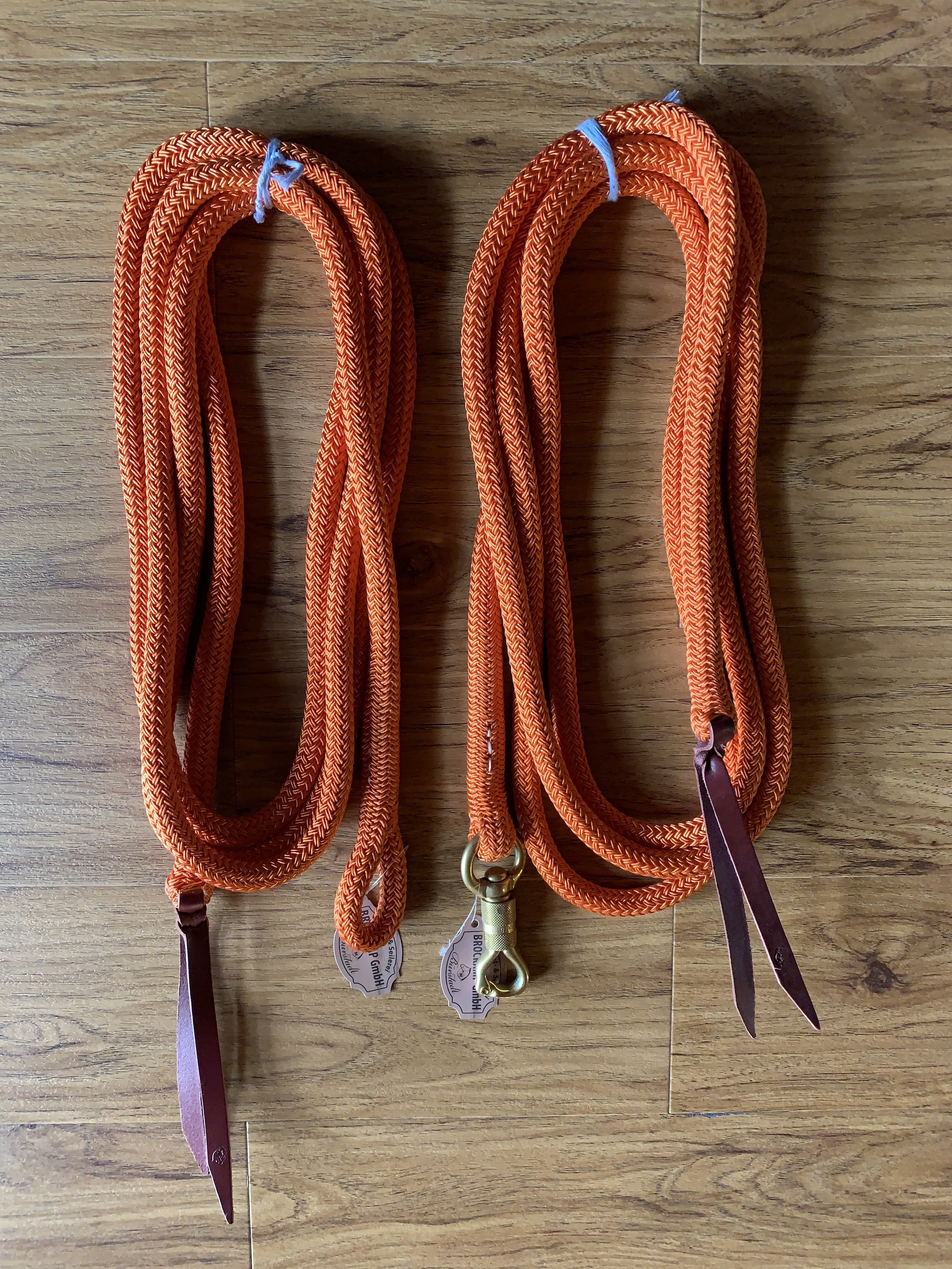 Brockamp Bodenarbeitsseil mit Karabiner (3,70m)