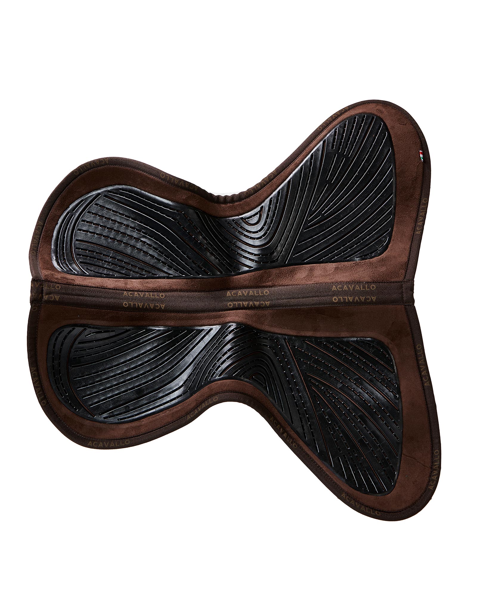 ACAVALLO Close Contact Twin Sided Gel Pad - BROWN