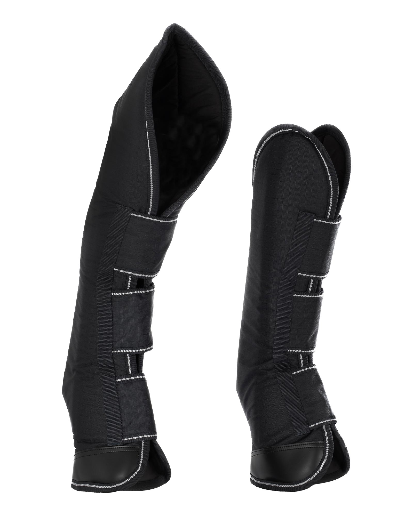 ACAVALLO Transportgamaschen 900 D Rip Stop - BLACK