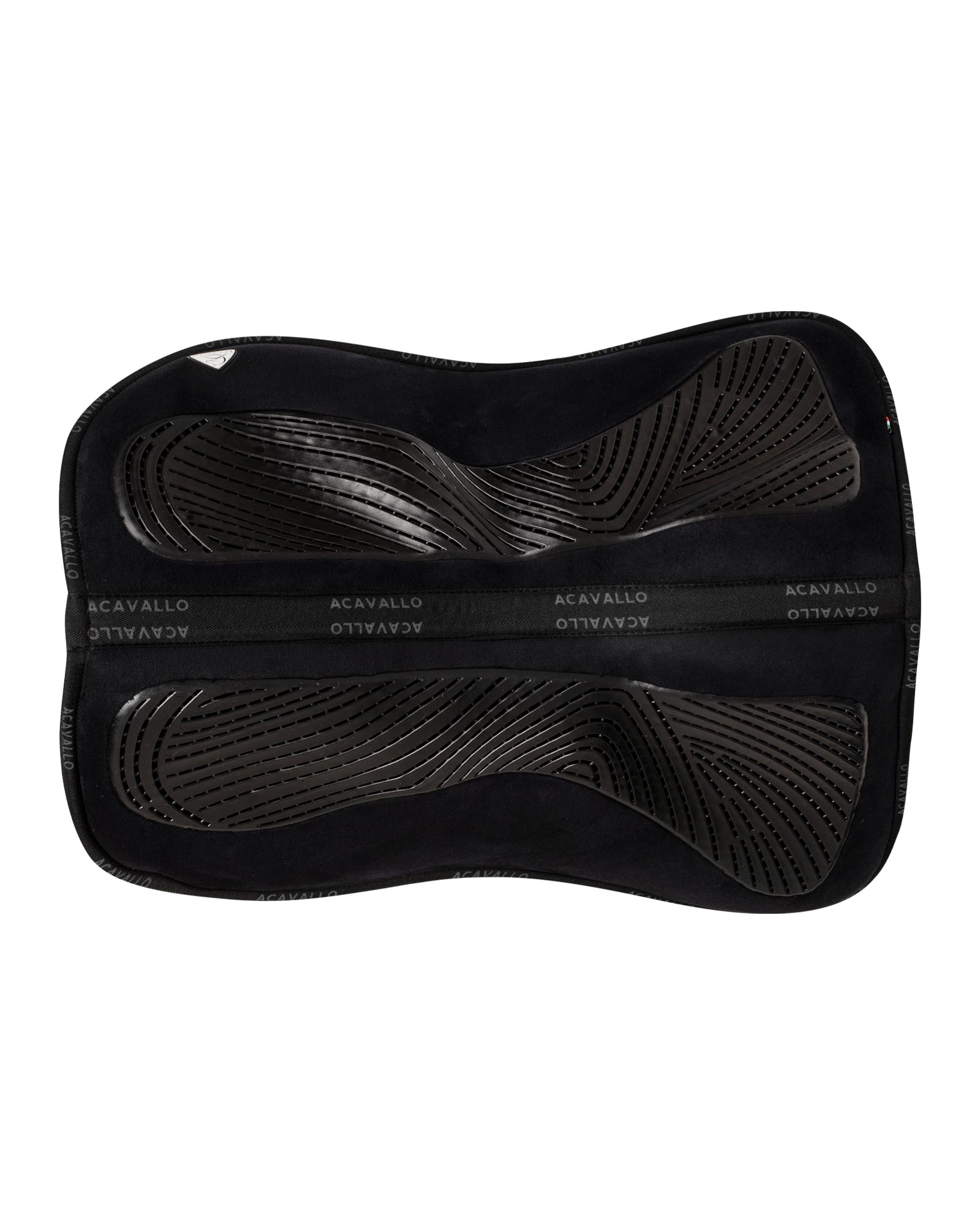 ACAVALLO Gel & Memory Foam Halfpad - BLACK