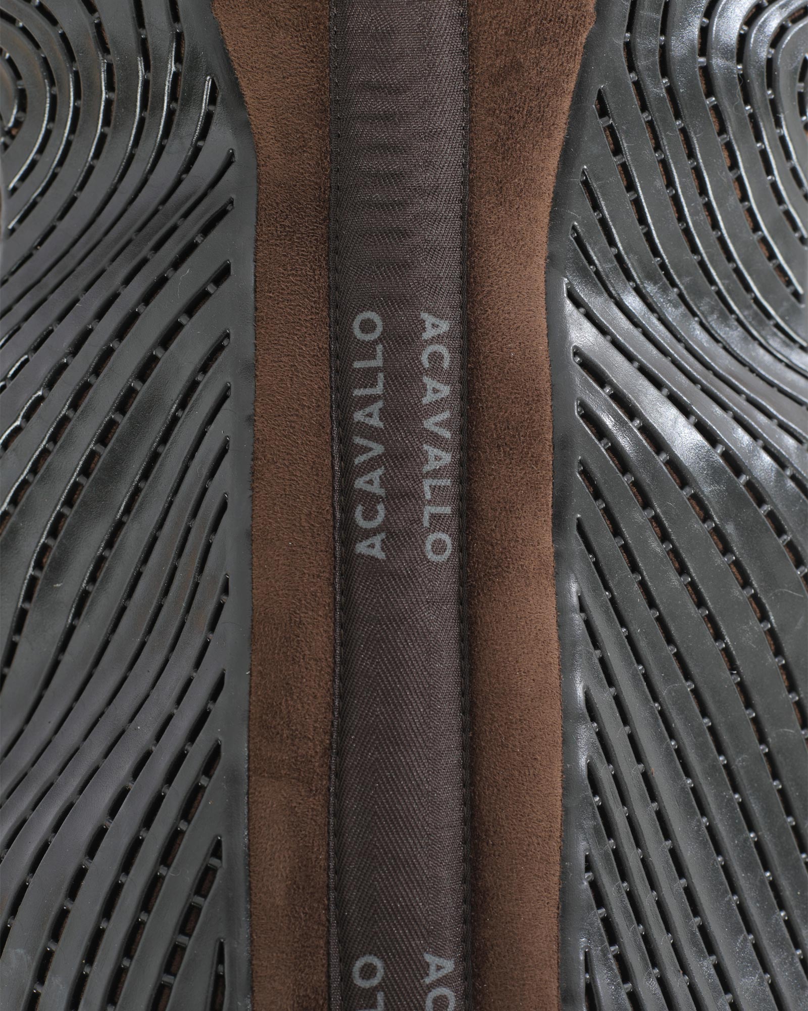 ACAVALLO Close Contact Gel & Memory Foam Halfad - BROWN