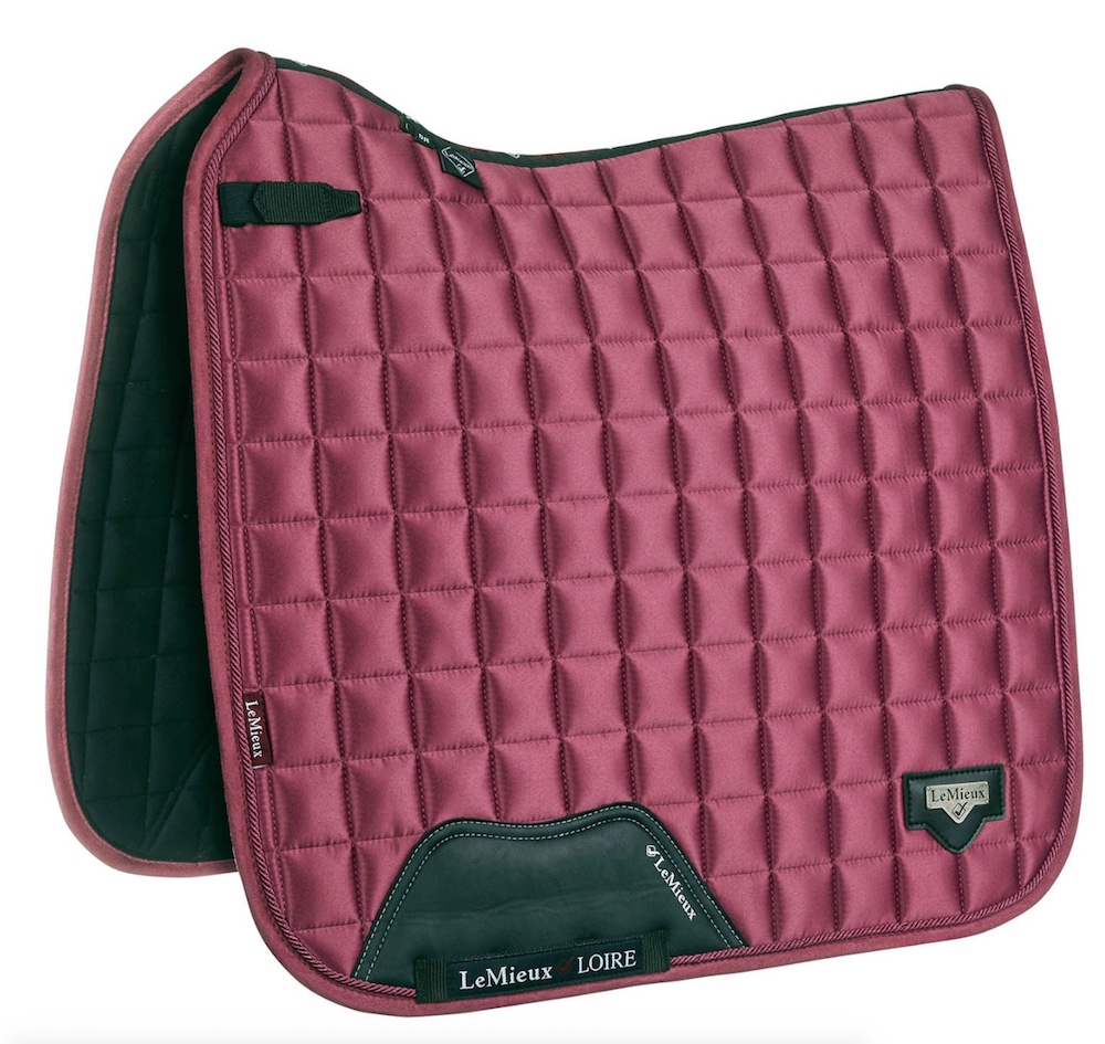 LMX Loire Satin Dressage Square FRENCH ROSE