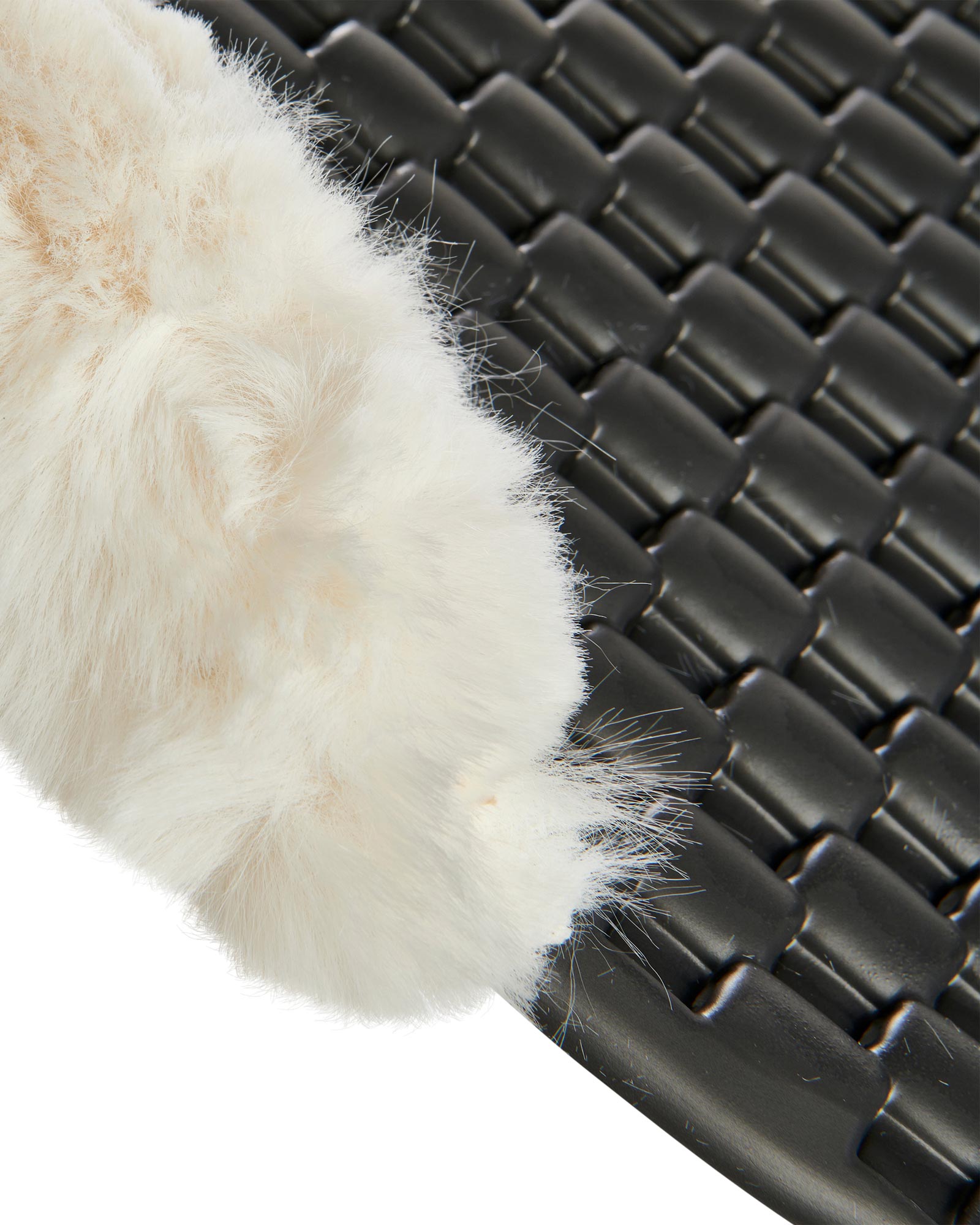 ACAVALLO Piuma Featherlight Pad, Cut Out, Eco-Wool, CHARCOAL / NATURAL