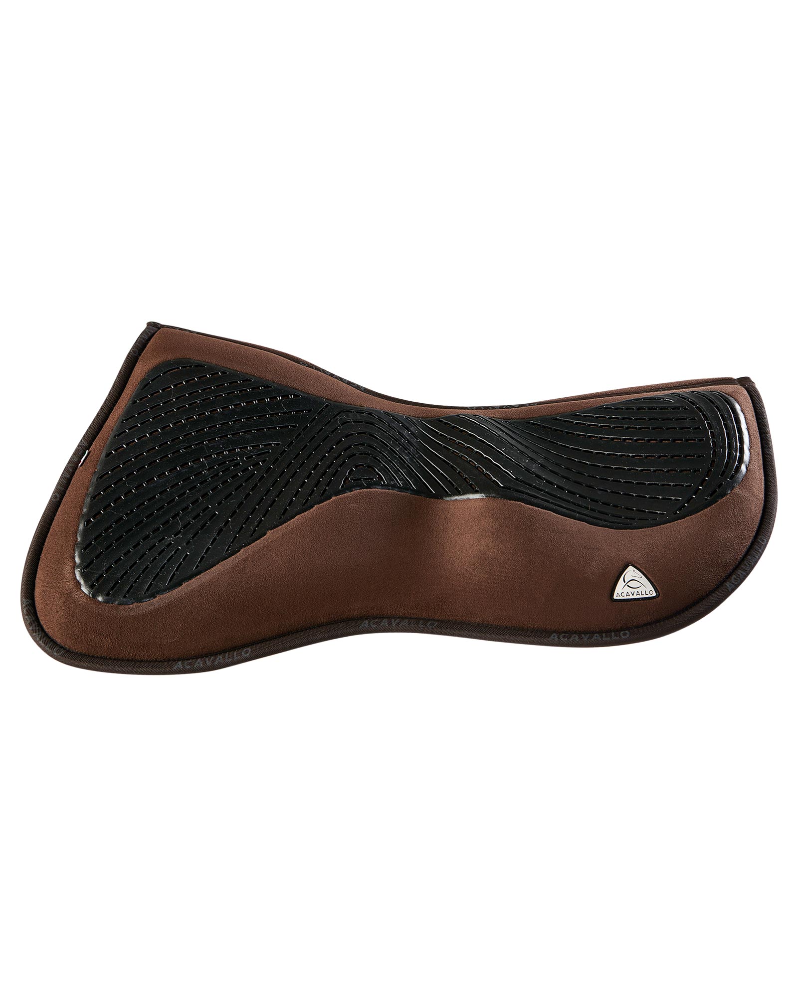 ACAVALLO Gel & Memory Foam Halfpad - BROWN