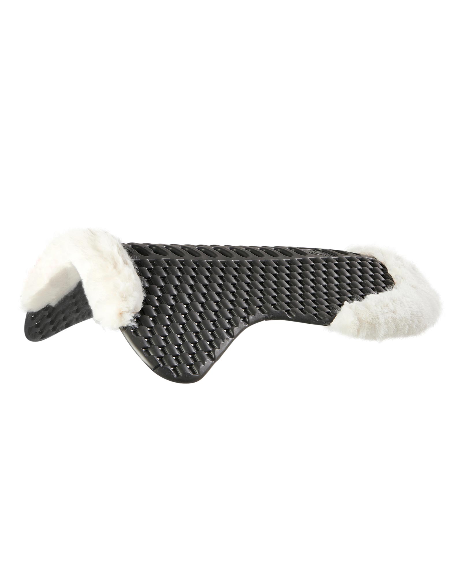 ACAVALLO Piuma Featherlight Pad, Cut Out, Eco-Wool, CHARCOAL / NATURAL