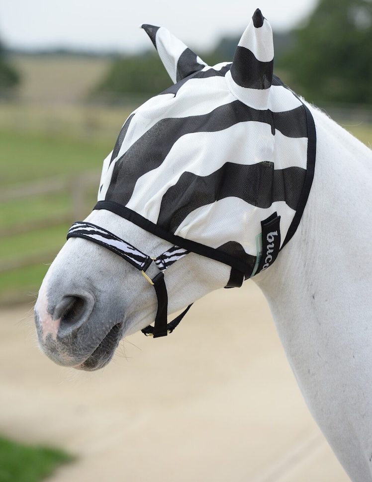 Bucas BUZZ-OFF ZEBRA Fly Mask