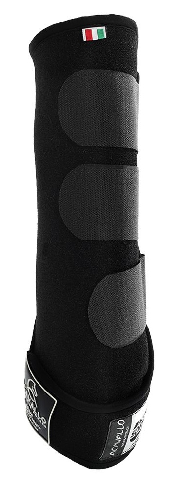 ACAVALLO Respira Neopren Gamaschen mit Gel (Vorderbeine) - BLACK